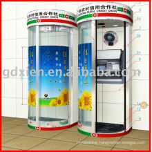 Automatic ATM bank door